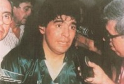Maradona recordó un gol que hizo en cancha de Guaraní
