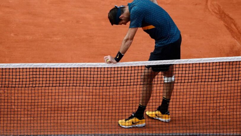 Del Potro se despidió en octavos de final de Roland Garros