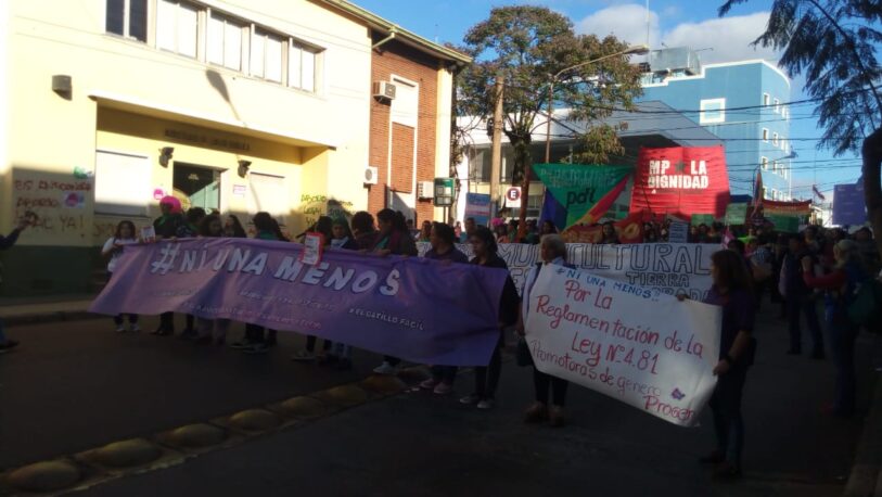 #NiUnaMenos: se hizo sentir el reclamo en Posadas