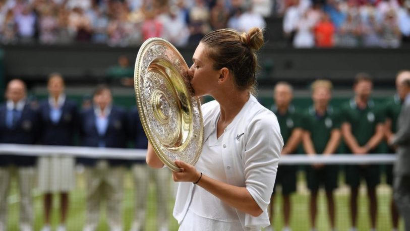 Simona Halep se coronó campeona en Wimbledon