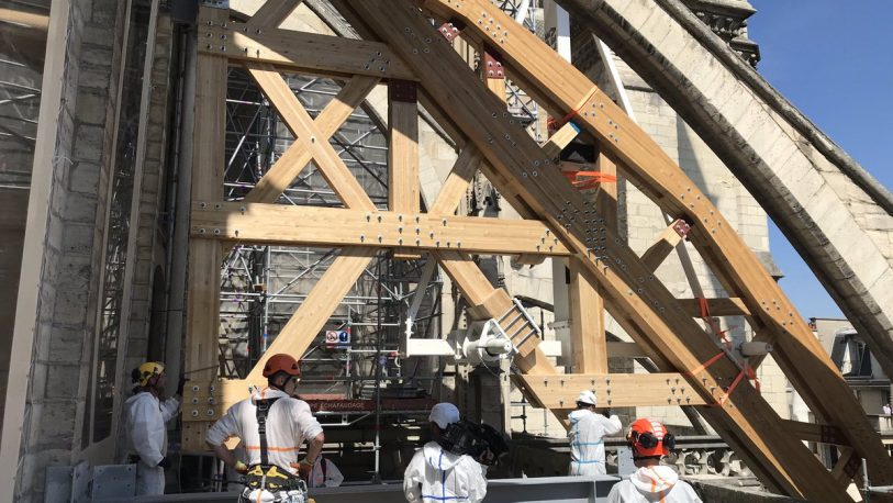 Notre Dame abrió sus puertas para mostrar su restauración