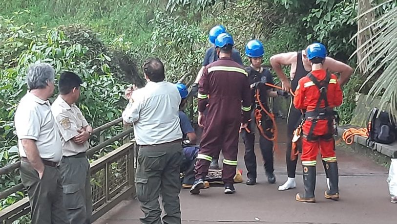 Encontraron el cuerpo del turista que se arrojó en las Cataratas