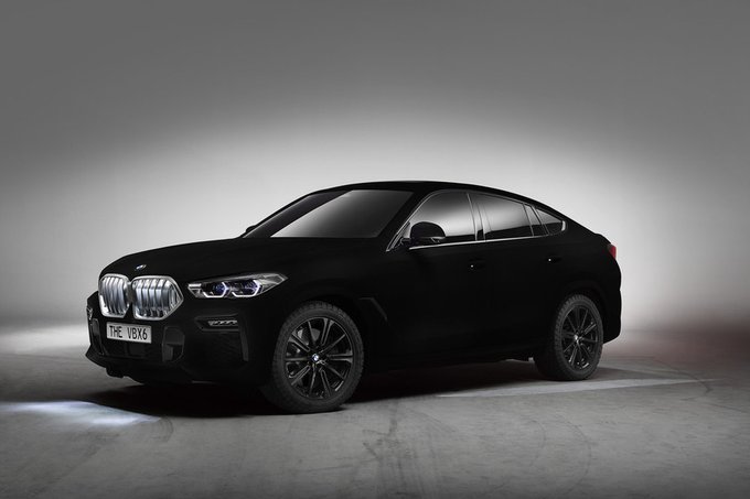 Este BMW X6 es el coche “más negro del mundo”