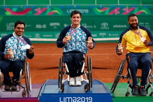 Tenis adaptado en Lima: Gustavo Fernández se consagró tricampeón