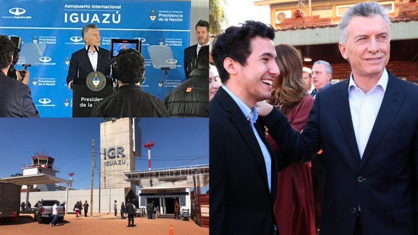 La Renovación sin sombrero ajeno: Macri y Puerta inauguraron el vuelo Madrid – Iguazú