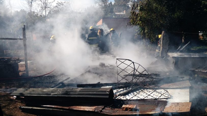 Alem: falleció un hombre internado tras incendio