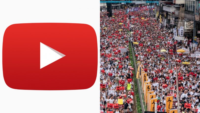 Google deshabilita 210 canales de YouTube por las protestas de Hong Kong
