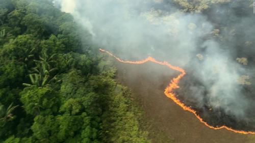 El humo de los incendios de Amazonia y Bolivia cubre gran parte del país