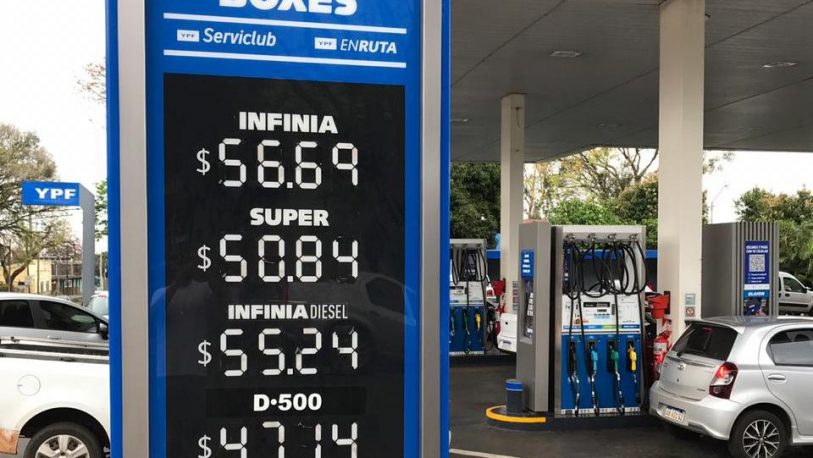 Combustibles: se oficializó el aumento