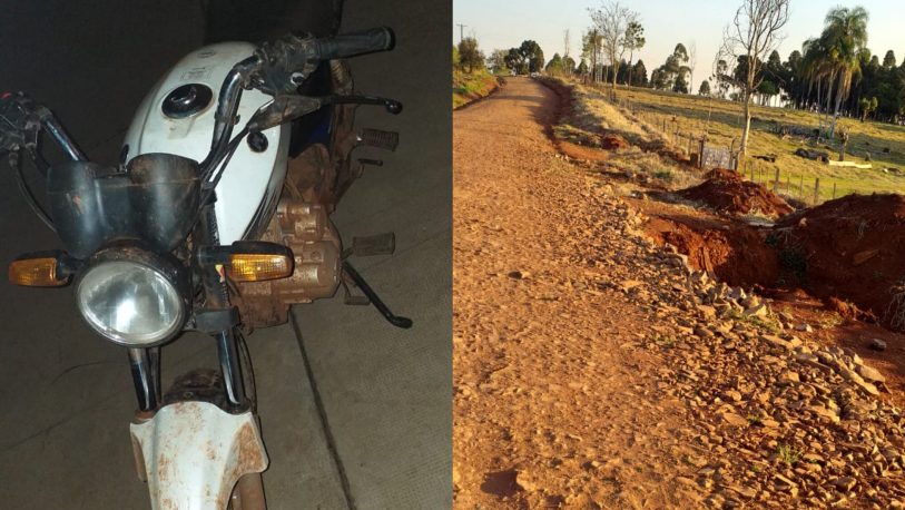 Despiste en El Soberbio: murió motociclista de 14 años