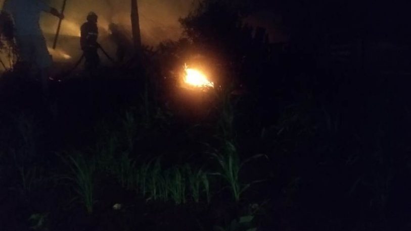 Garuhapé: Un hombre falleció tras el incendio de una vivienda