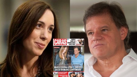Una revista confirma el romance entre María Eugenia Vidal y Enrique Sacco