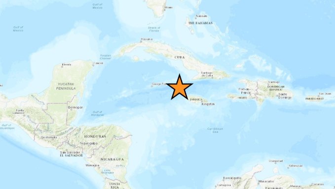 Sismo de magnitud 7.7 entre Cuba y Jamaica