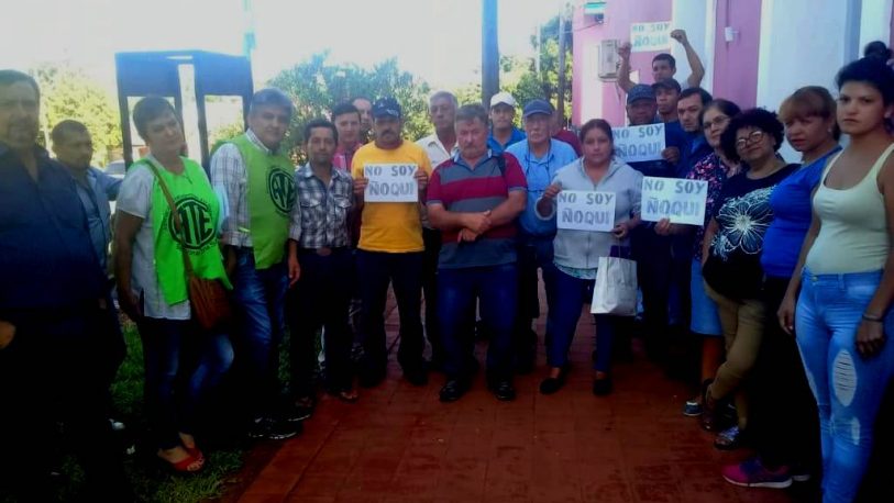 Acción gremial de ATE en San Javier: “No somos ñoquis”
