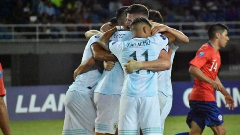 Preolímpico Sub 23: Argentina derrotó a Chile y quedó como líder de su grupo