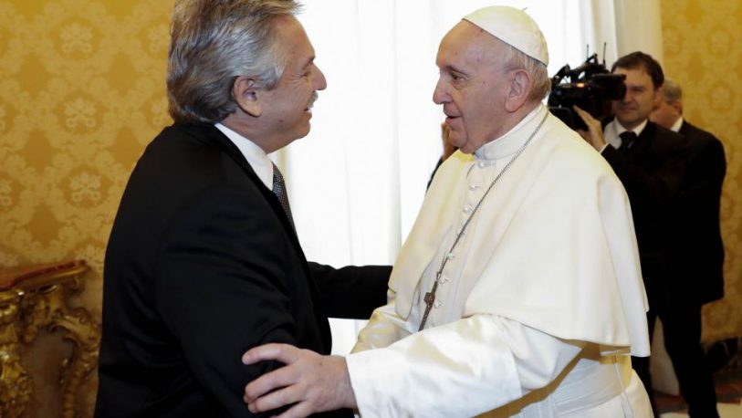 Alberto Fernández se reunió con el Papa
