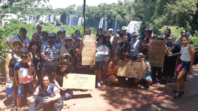 Continúan los cortes de luz en Iguazú y la protesta llegó a Cataratas