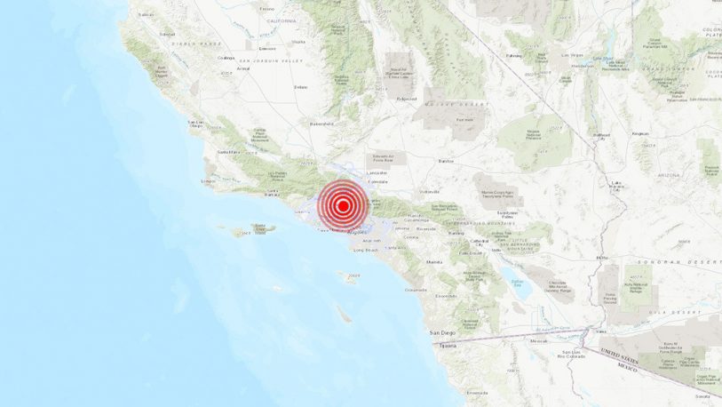 California afectada por un sismo de magnitud 3,6