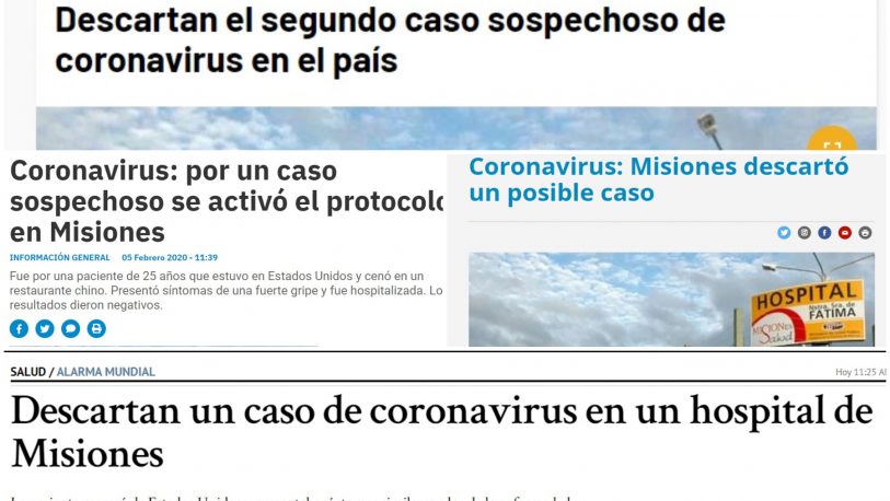Coronavirus: Misiones en los medios del país por el caso sospechoso