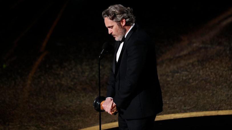 Premios Oscar 2020: la emoción de Joaquín Phoenix al recordar a su hermano River