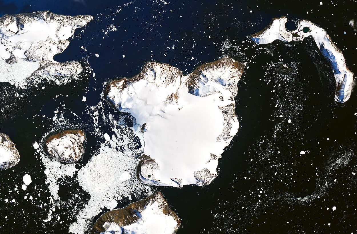 Таяние ледников в Антарктиде Спутник