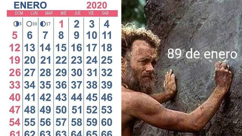 Estallaron los memes por enero 2020, el mes más largo de la historia