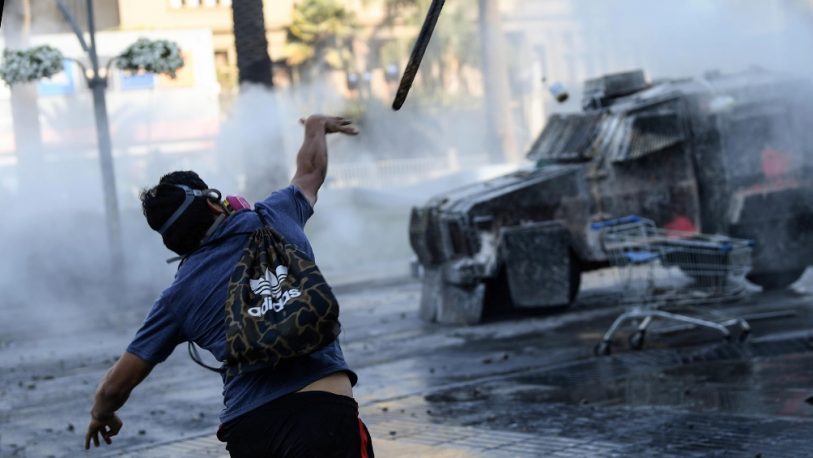 Saqueos, incendios y pedradas en las protestas en Viña del Mar