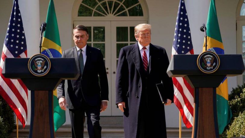Jair Bolsonaro y Donald Trump firmarán un importante acuerdo militar