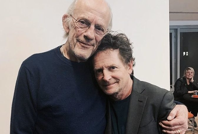 Después de 35 años, Christopher Lloyd y Michael Fox se reencontraron