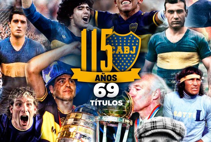 ¡Felices 115 años de historia, Boca Juniors!