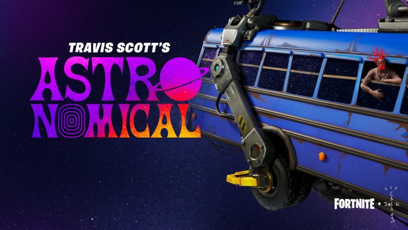 Travis Scott llega a Fortnite con evento “Astronómico”