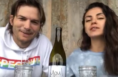 Mila Kunis y Ashton Kutcher lanzan un vino solidario