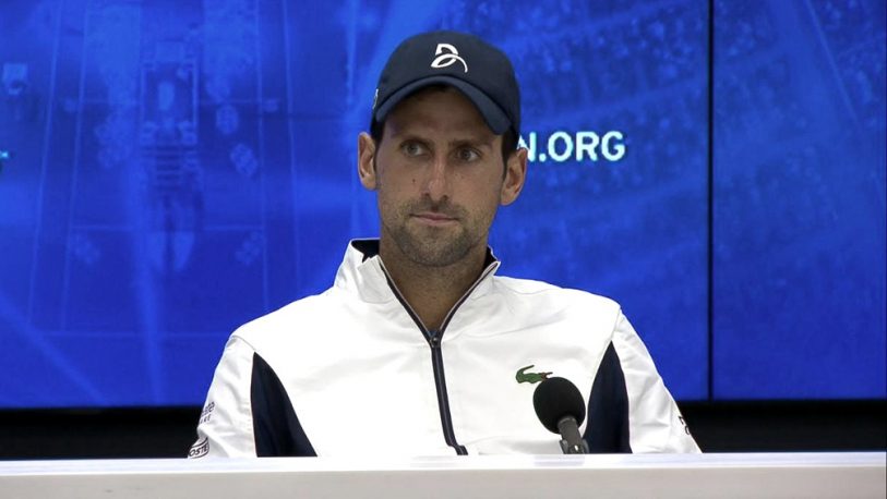 Djokovic se sometió al test de coronavirus y espera los resultados