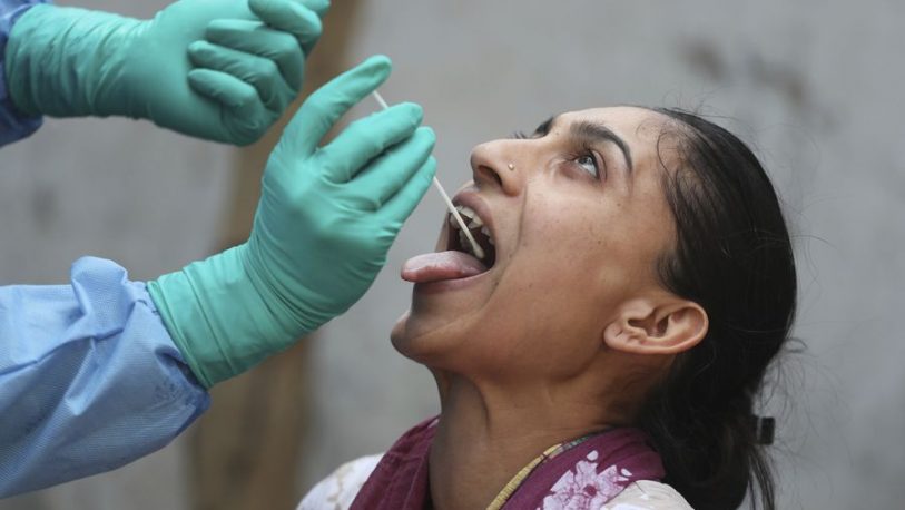 Nuevo récord de contagios diarios en India