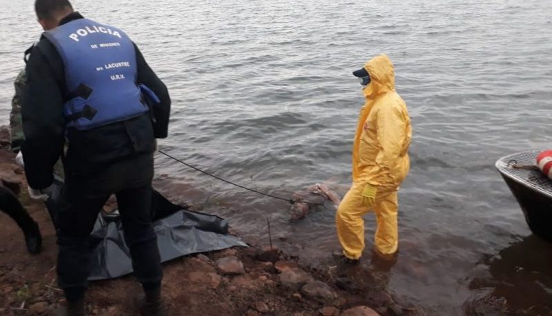 Hallaron el cuerpo del joven desaparecido en el lago Urugua-í