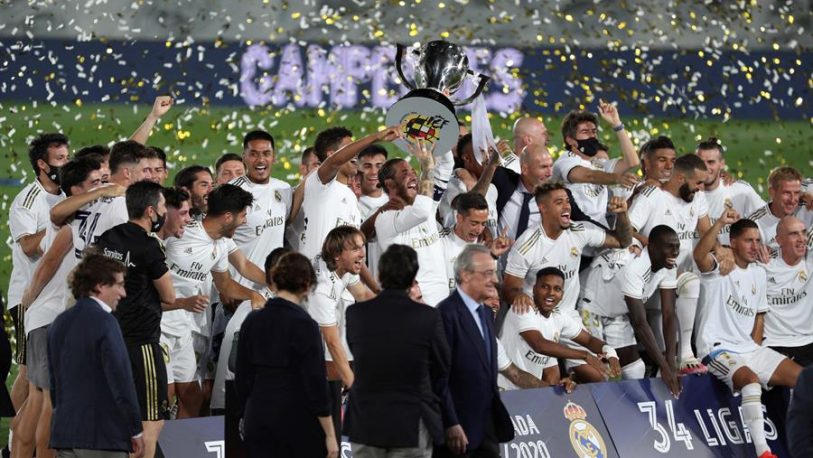 Real Madrid se consagró campeón en la Liga de España