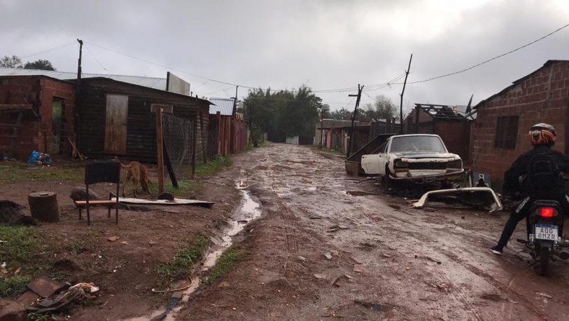 La Chacra 189, una de las más afectadas por el temporal