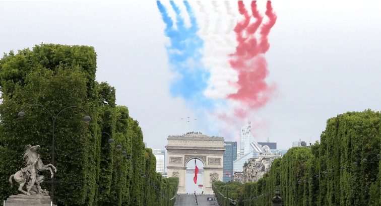 Francia celebró el 14 de julio de manera diferente