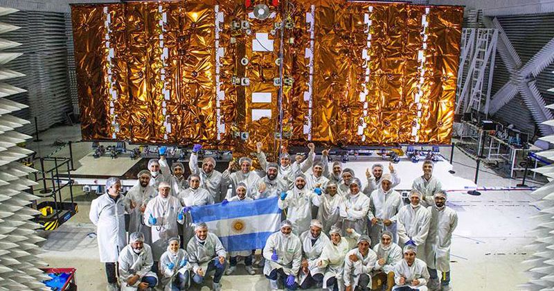 Otro satélite hecho en Argentina se va al espacio