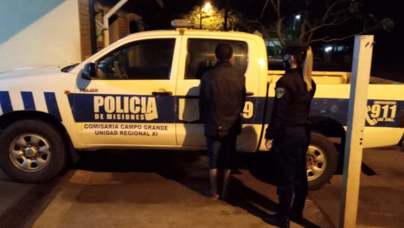 Campo Grande: detuvieron a un joven que agredió a su hermana y a su madre