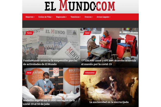 Colombia: Anuncian el cierre del diario El Mundo