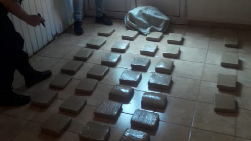 Narcotráfico: secuestran 51 kilos de marihuana en San Ignacio