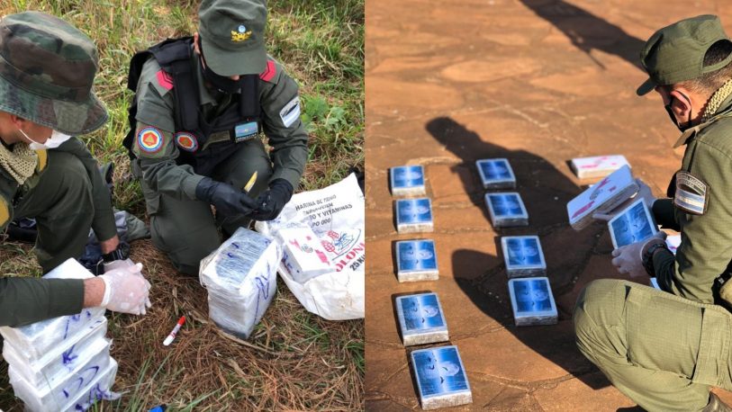 Secuestraron mochilas con más de 20 kilos de cocaína