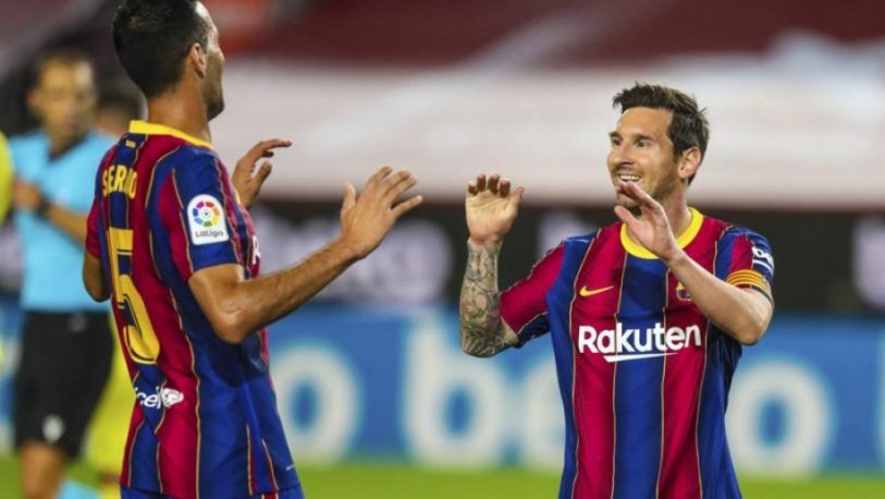Barcelona goleó al Villarreal, con un gol de Messi, en el debut de Koeman