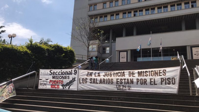 La UEJN pide audiencia con Herrera y advierte “el 80% de los judiciales somos pobres”