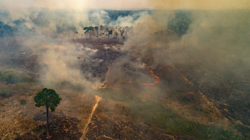 Brasil: El humo por los incendios se extiende 4.000 kilómetros y afecta a países vecinos