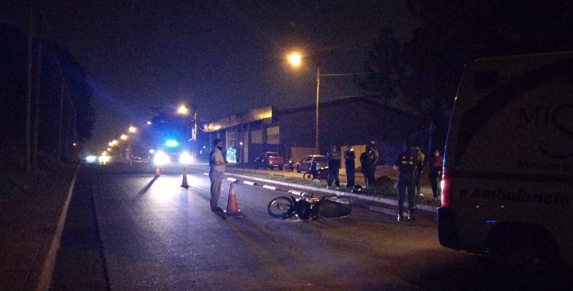 Falleció un motociclista que derrapó en Posadas