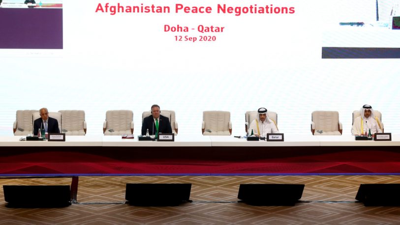 Comenzaron las primeras negociaciones de paz entre el Gobierno afgano y el Talibán