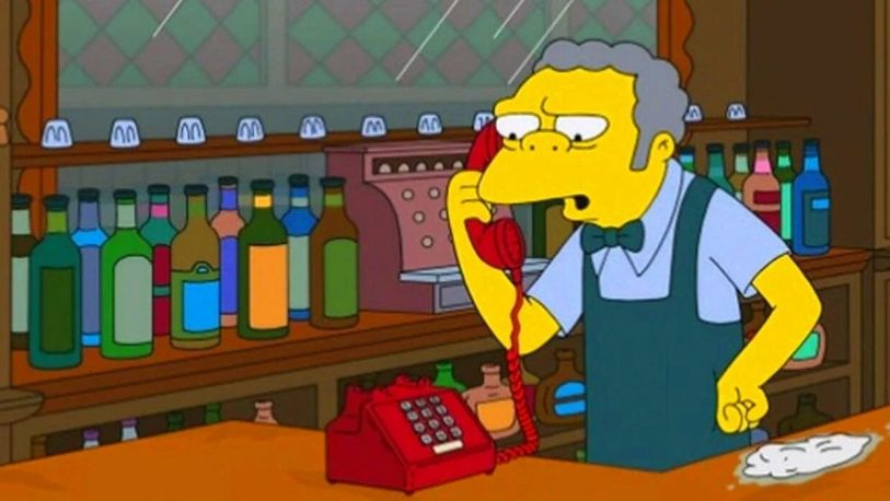 Los Simpson: revelaron cuál es el número que marca Bart cuando llama a la taberna Moe