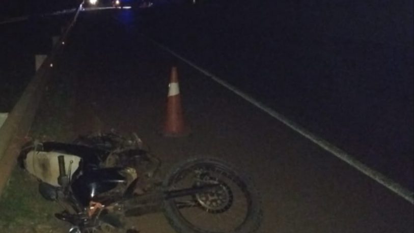 Un hombre falleció luego de despistar con su motocicleta